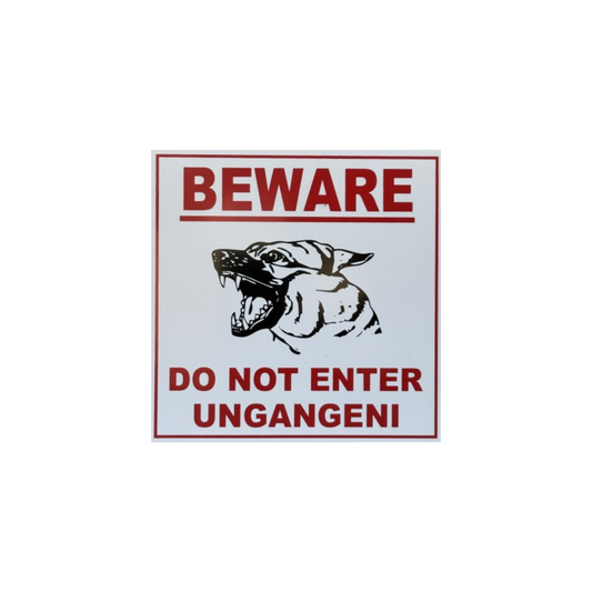 Beware Of Dog Sign